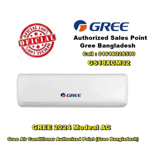 Gree AC 1.5 Ton GS-18XCM32 Non Inverter 2024 Model Official AC