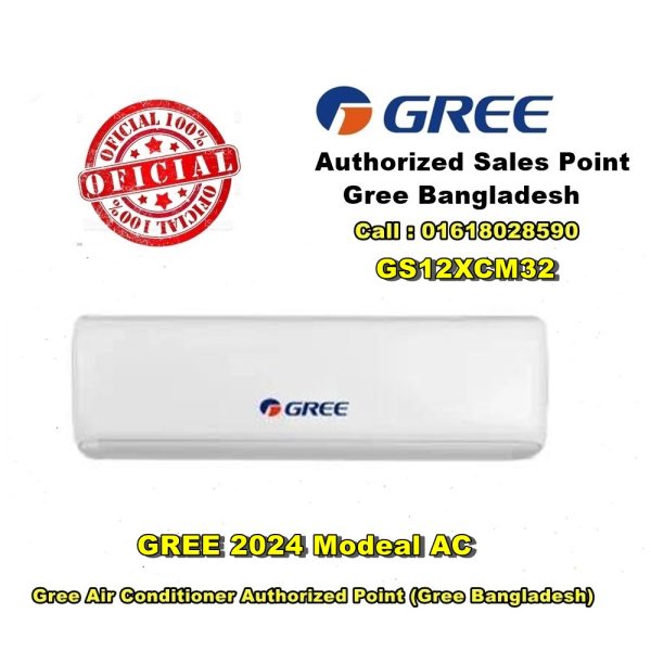 Gree AC 1.0 Ton GS-12XCM32 Non Inverter 2024 Model Official AC
