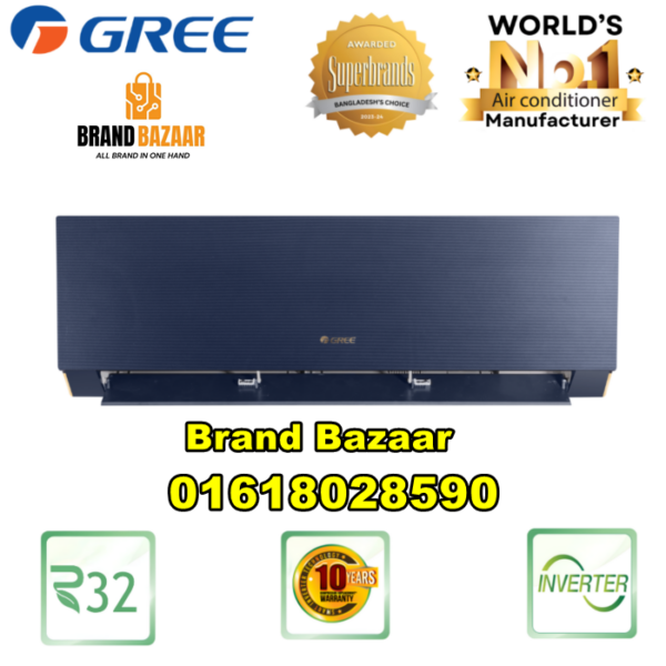 Gree AC GSH-18XCLV32 1.5 Ton Inverter Clivia H&C Air Conditioner