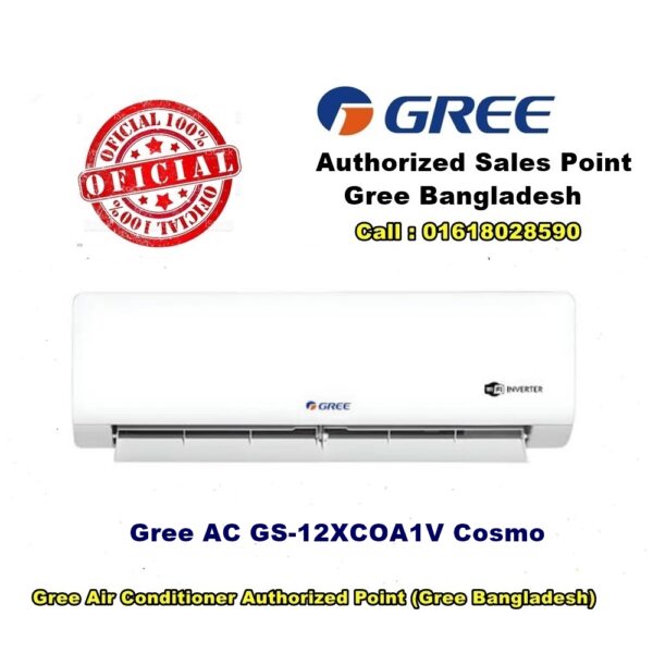 Gree GS-12XCOA1V Cosmo - Split 1 Ton Inverter AC 2025 Model