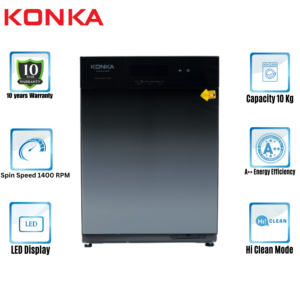 KONKA 10 KG Washing Machine XG100-8537DW4T Front Loading Dry Inverter